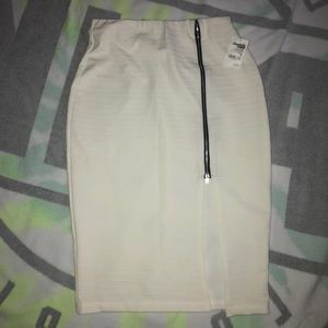 White Pencil Skirt